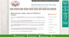 Desktop Screenshot of mobiliacolori.it
